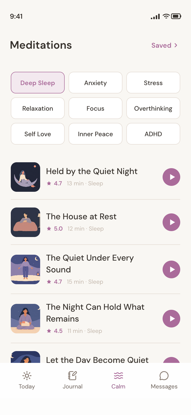 Guided meditations in Jessalyn Calm